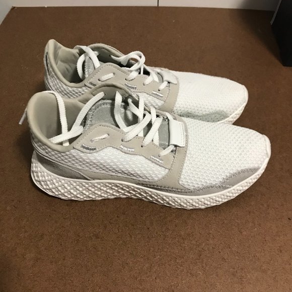 STEVE MADDEN RUN02S1 TENNIS SHOES, GRAY/MULTICOLOR, SIZE 8M - Picture 6 of 9